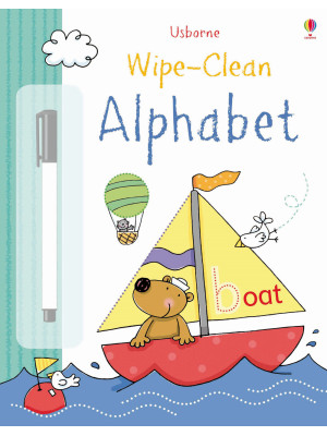 Wipe-clean alphabet