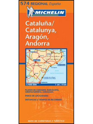 Aragôn, Cataluña 1:400.000