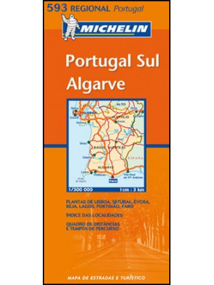 Portugal sul. Algarve 1:300...