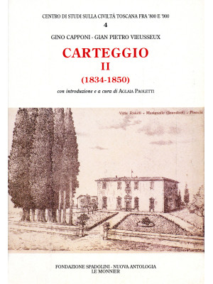 Carteggio (1834-1850)