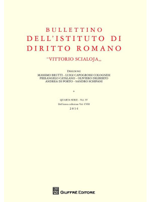 Bullettino diritto romano (2014)
