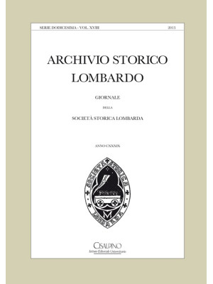 Archivio storico lombardo. ...
