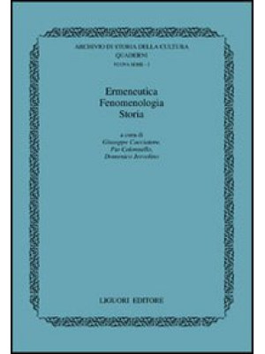 Ermeneutica, fenomenologia,...