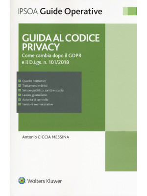 Guida al codice privacy. Co...