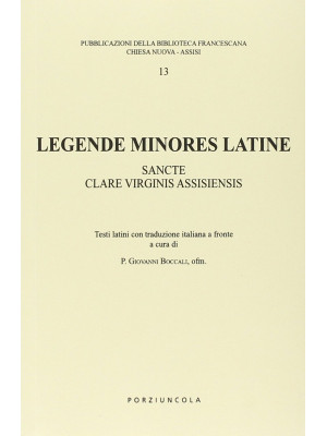 Legende minores latine. San...