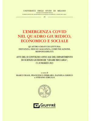 L'emergenza Covid nel quadro giuridico, economico e sociale