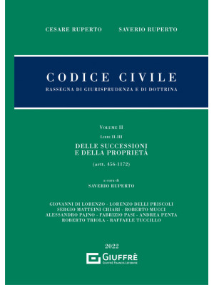 Codice civile. Rassegna di giurisprudenza e di dottrina. Vol. 2