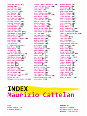 Maurizio Cattelan. Index. E...