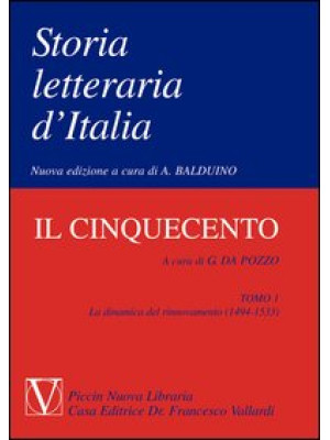 Storia letteraria d'Italia....