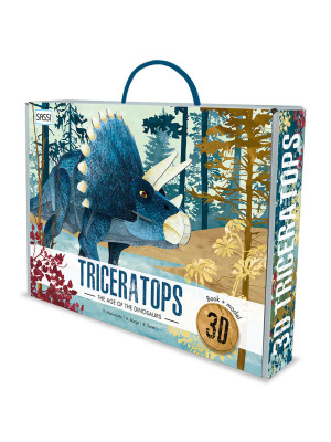 3D Triceratops. The Age of the Dinosaurs. Con Giocattolo