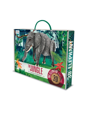 The jungle. The elephant 3D. Con gadget