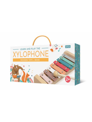 Play and learn with the xylophone. Wooden toys. Nuova ediz. Con xilofono