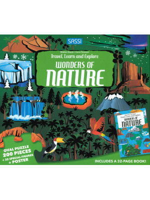 Wonders of nature. Travel, learn and explore. Ediz. a colori. Con puzzle
