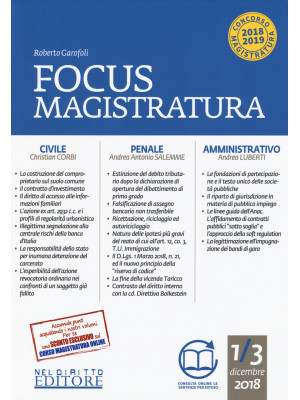 Focus magistratura. Concors...