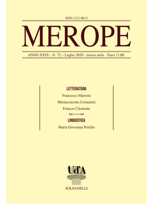 Merope. Vol. 72: Letteratur...