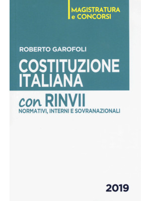 Costituzione italiana. Con ...