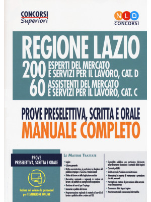 Regione Lazio. 200 esperti ...