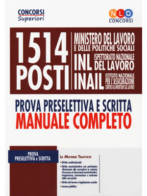 1514 posti Ministero del la...