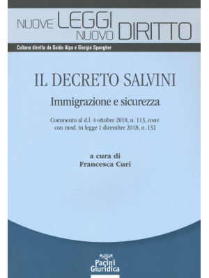 Il Decreto Salvini. Immigra...