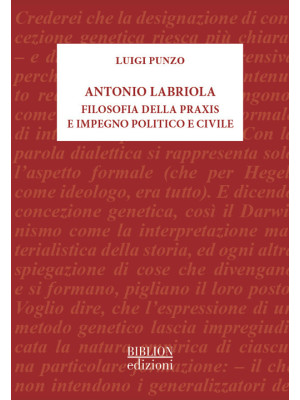 Antonio Labriola. Filosofia...