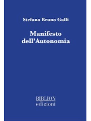 Manifesto dell'autonomia