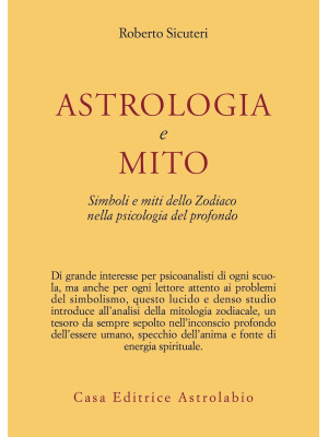 Astrologia e mito. Simboli ...