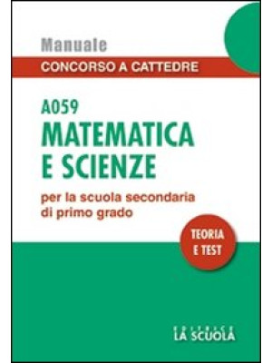 Matematica e scienze A059. ...