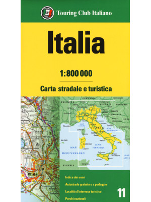 Italia 1:800.000. Carta str...