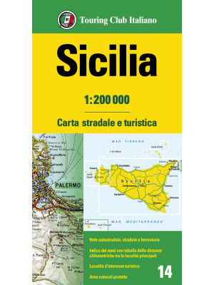 Sicilia 1:200.000. Carta st...