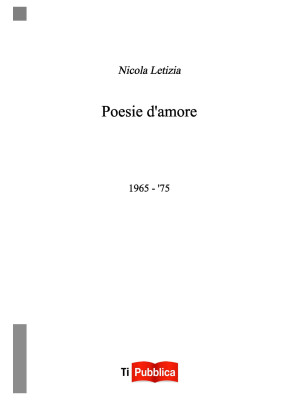 Poesie d'amore 1965-'75
