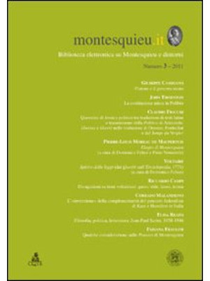 Montesquieu.it (2011). Vol. 3