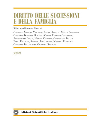 Diritto delle successioni e della famiglia (2021). Vol. 3