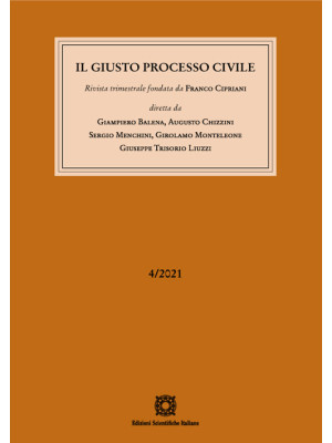 Il giusto processo civile (2021). Vol. 4