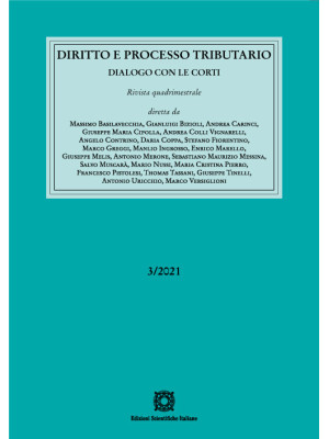 Diritto e processo tributario (2021). Vol. 3