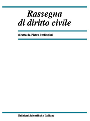 Rassegna di diritto civile (2022). Vol. 1