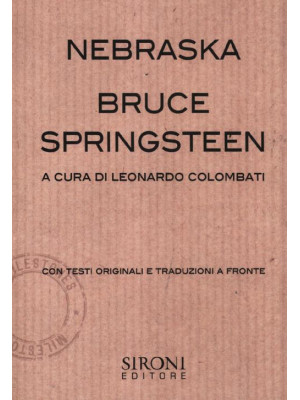 Bruce Springsteen. Nebraska