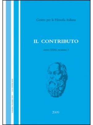 Il contributo (2009). Vol. 3