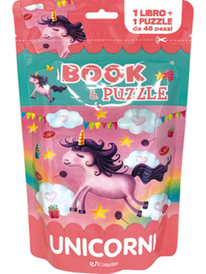 Unicorni. Book&puzzle. Ediz. a colori. Con puzzle da 48 pezzi