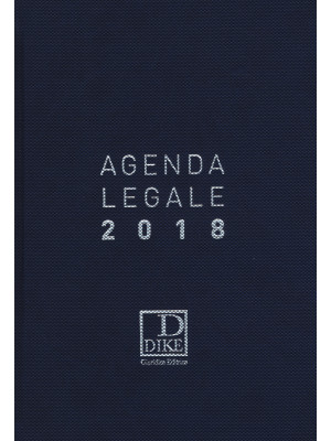 Agenda legale 2018. Ediz. b...