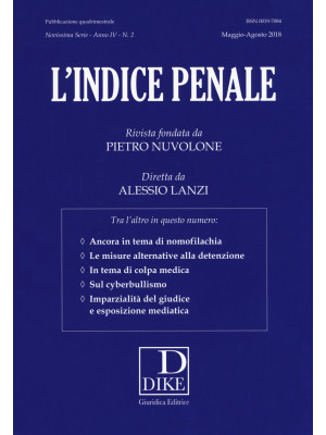 L'indice penale (2018). Vol. 2