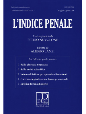 L'indice penale (2019). Vol. 2