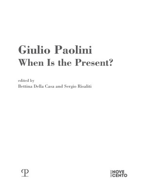 Giulio Paolini. When is the...