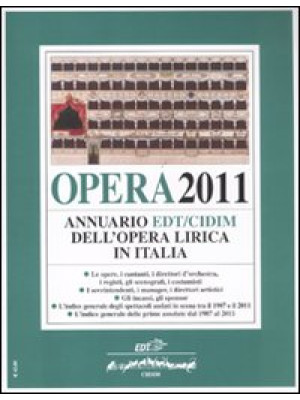 Opera 2011. Annuario EDT-CI...