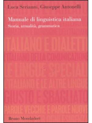 Manuale di linguistica ital...