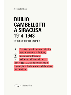 Duilio Cambellotti a Siracu...
