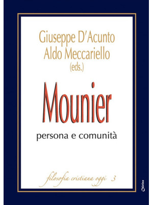 Mounier: persona e comunità
