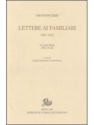 Lettere ai familiari (1901-...
