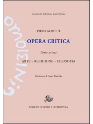 Opera critica. Vol. 1: Arte...