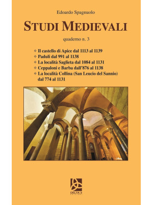 Studi medievali. Quaderni. ...