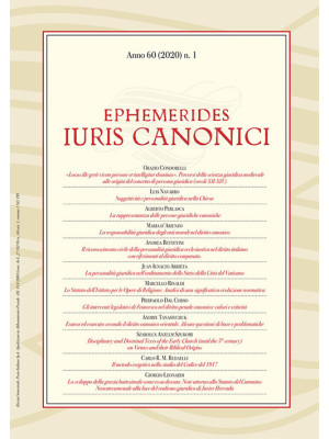 Ephemerides Iuris canonici ...
